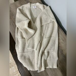 Auden Women's Cream Cardigan Sweater